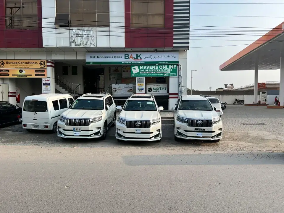 Car rental in Mirpur — Honda, Toyota Grande and Prado available for UK visitors