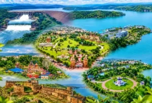Top 10 places to visit in Mirpur Azad Kashmir — Mangla Dam, Ramkot Fort, parks and family attractions collage