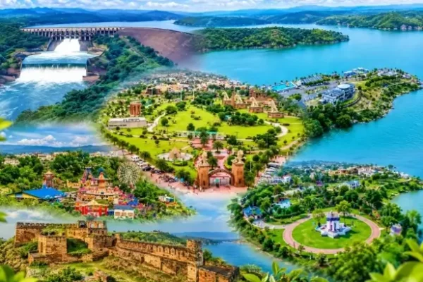 Top 10 places to visit in Mirpur Azad Kashmir — Mangla Dam, Ramkot Fort, parks and family attractions collage